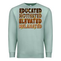 Seafoam melanin educated motivated elevated melanated Premium Sweatshirt - texasbilliewilder