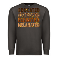 Smoke melanin educated motivated elevated melanated Premium Sweatshirt - texasbilliewilder