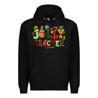 Black jolly teacher Premium Hoodie - AdoDesignShop
