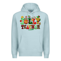 Blue Mist jolly teacher Premium Hoodie - AdoDesignShop