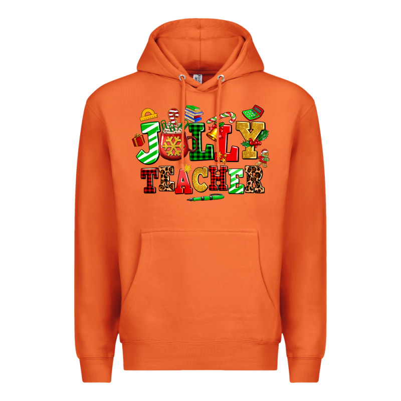 Jolly Teacher Premium Hoodie by AdoDesignShop | Teevron