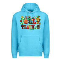 Ocean Blue jolly teacher Premium Hoodie - AdoDesignShop