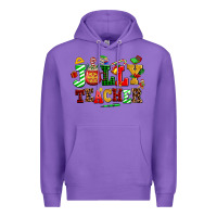 Purple jolly teacher Premium Hoodie - AdoDesignShop