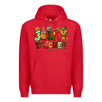Red jolly teacher Premium Hoodie - AdoDesignShop