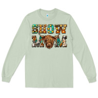 Matcha show mom scottish cattle Long Sleeve Tee - BarkalooDesign