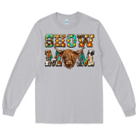 Moon Dust show mom scottish cattle Long Sleeve Tee - BarkalooDesign
