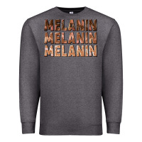 Charcoal Heather melanin melanin melanin Premium Sweatshirt - texasbilliewilder