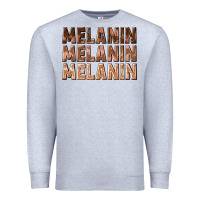 Heather Grey melanin melanin melanin Premium Sweatshirt - texasbilliewilder