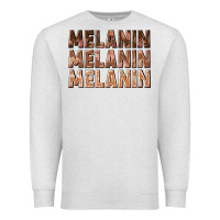 Oatmeal Heather melanin melanin melanin Premium Sweatshirt - texasbilliewilder