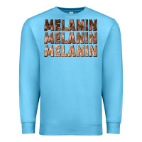 Ocean Blue melanin melanin melanin Premium Sweatshirt - texasbilliewilder