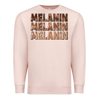Pale Pink melanin melanin melanin Premium Sweatshirt - texasbilliewilder
