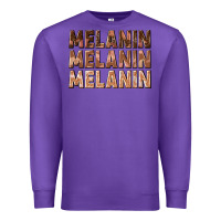 Purple melanin melanin melanin Premium Sweatshirt - texasbilliewilder