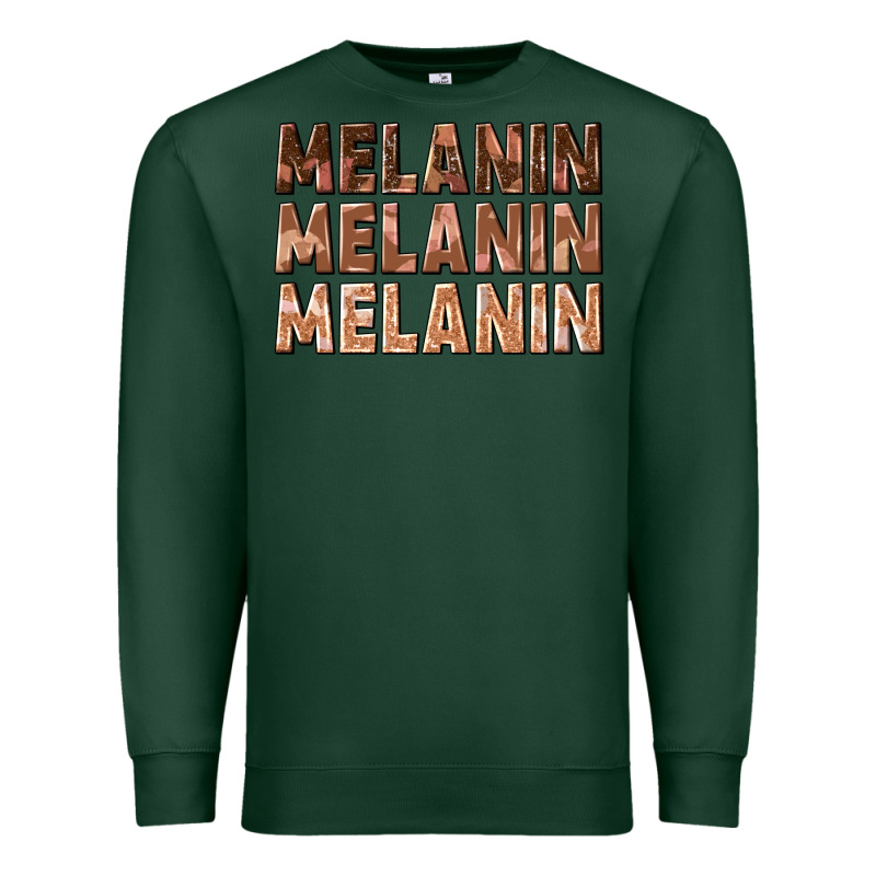 Melanin Melanin Melanin Premium Sweatshirt by texasbilliewilder | Teevron