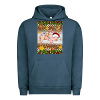 Pigment Midnight Navy christmas pig Urban Hoodie - Artiststas
