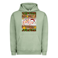 Pigment Oil Green christmas pig Urban Hoodie - Artiststas