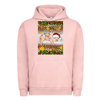 Pigment Salmon christmas pig Urban Hoodie - Artiststas