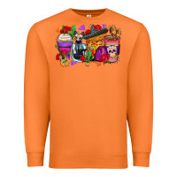 Carrot day of the dead coffee cups Premium Sweatshirt - Zillion Design Studio