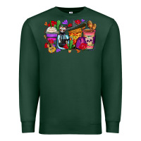 Sports Green day of the dead coffee cups Premium Sweatshirt - Zillion Design Studio