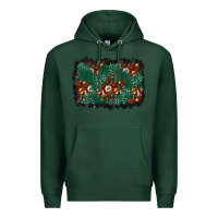 Sports Green christmas gift box and leopard background Premium Hoodie - BundleAndBundleShop