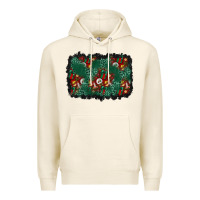 Tofu christmas gift box and leopard background Premium Hoodie - BundleAndBundleShop