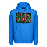 True Royal christmas gift box and leopard background Premium Hoodie - BundleAndBundleShop