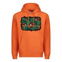 Carrot christmas gift box and leopard background Premium Hoodie - BundleAndBundleShop
