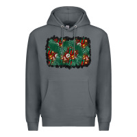 Rock christmas gift box and leopard background Premium Hoodie - BundleAndBundleShop