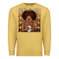 Antique Gold melanin kid Premium Sweatshirt - texasbilliewilder