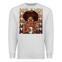 Dove Grey melanin kid Premium Sweatshirt - texasbilliewilder