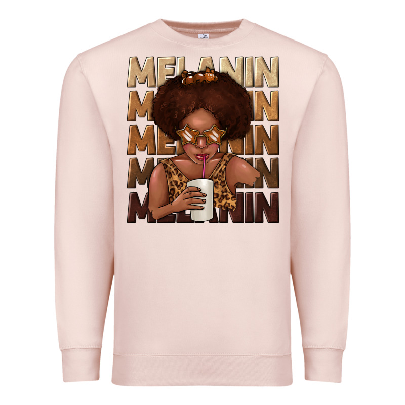 Melanin Kid Premium Sweatshirt by texasbilliewilder | Teevron