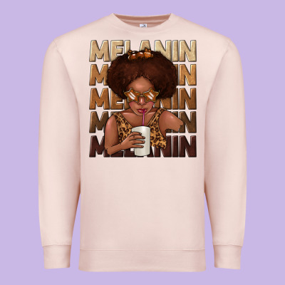 Premium Sweatshirt melanin kid