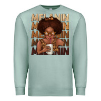 Seafoam melanin kid Premium Sweatshirt - texasbilliewilder