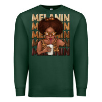 Sports Green melanin kid Premium Sweatshirt - texasbilliewilder