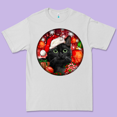 Christmas Bombay Cat Premium Tee Designed By Lillyallendesigns