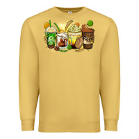 Antique Gold beer coffee cups Premium Sweatshirt - Zillion Design Studio