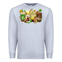 Heather Grey beer coffee cups Premium Sweatshirt - Zillion Design Studio