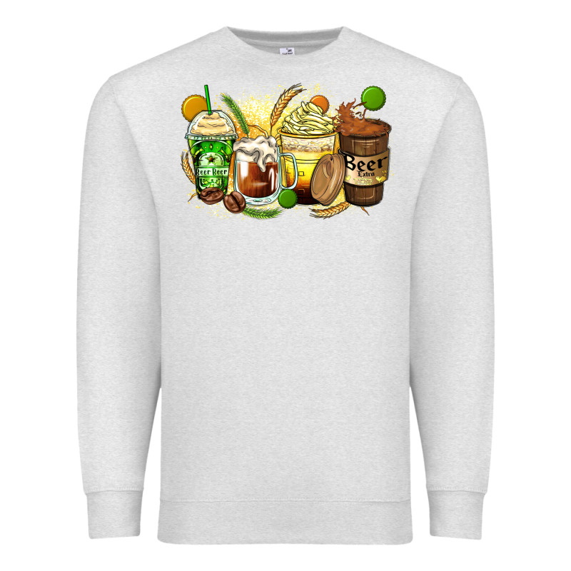 Beer Coffee Cups Premium Sweatshirt by Zillion Design Studio | Teevron