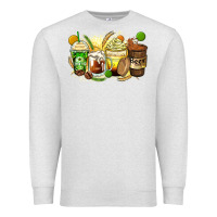 Oatmeal Heather beer coffee cups Premium Sweatshirt - Zillion Design Studio