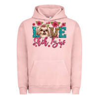 Pigment Salmon love shih tzus Urban Hoodie - JahusDesignShop
