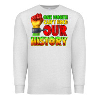 Oatmeal Heather one month cant hold our history juneteenth Premium Sweatshirt - texasbilliewilder