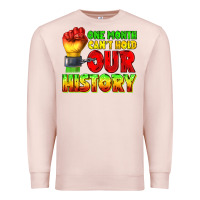 Pale Pink one month cant hold our history juneteenth Premium Sweatshirt - texasbilliewilder