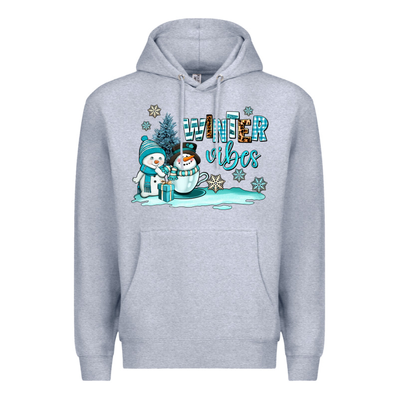 Winter Vibes Premium Hoodie by AdoDesignShop | Teevron