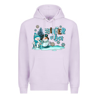 Lilac winter vibes Premium Hoodie - AdoDesignShop