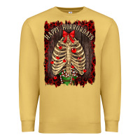 Antique Gold Happy Horrordays Premium Sweatshirt - RanaPortraitStore