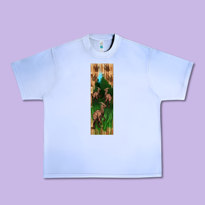 Dinosaur Parasaurolophus Pen Wrap Urban Heavy Tee Designed By Artiststas