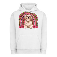 Pigment Lunar Rock shih tzu floral rainbow Urban Hoodie - JahusDesignShop