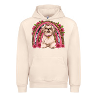 Sandshell shih tzu floral rainbow Urban Hoodie - JahusDesignShop