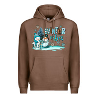Chestnut winter vibes Premium Hoodie - AdoDesignShop
