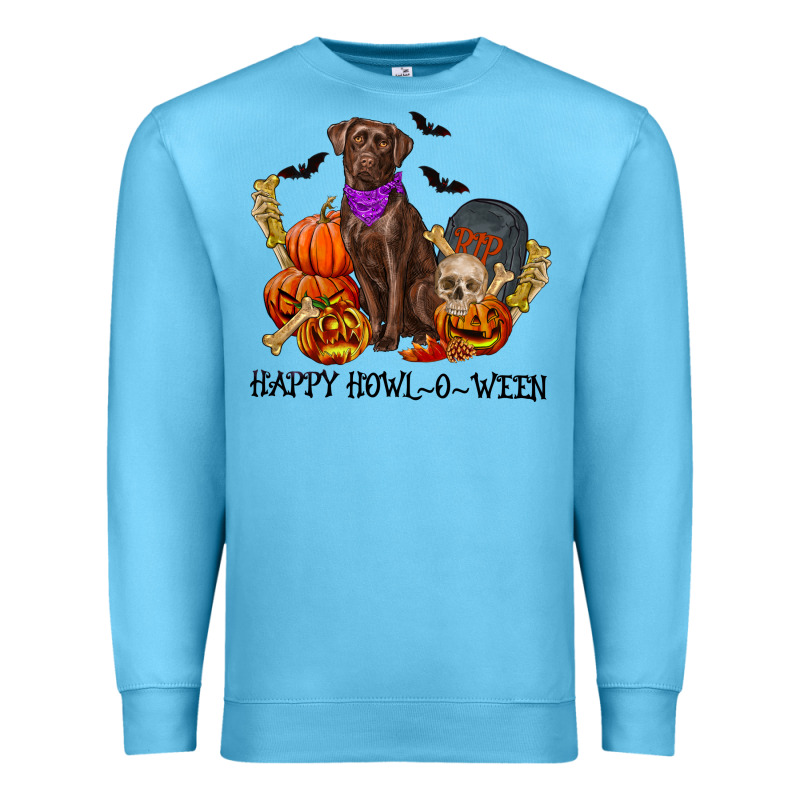 Happy Howl O Ween Premium Sweatshirt by RanaPortraitStore | Teevron