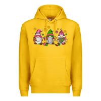 Lemon pink christmas gnomies Premium Hoodie - AdoDesignShop